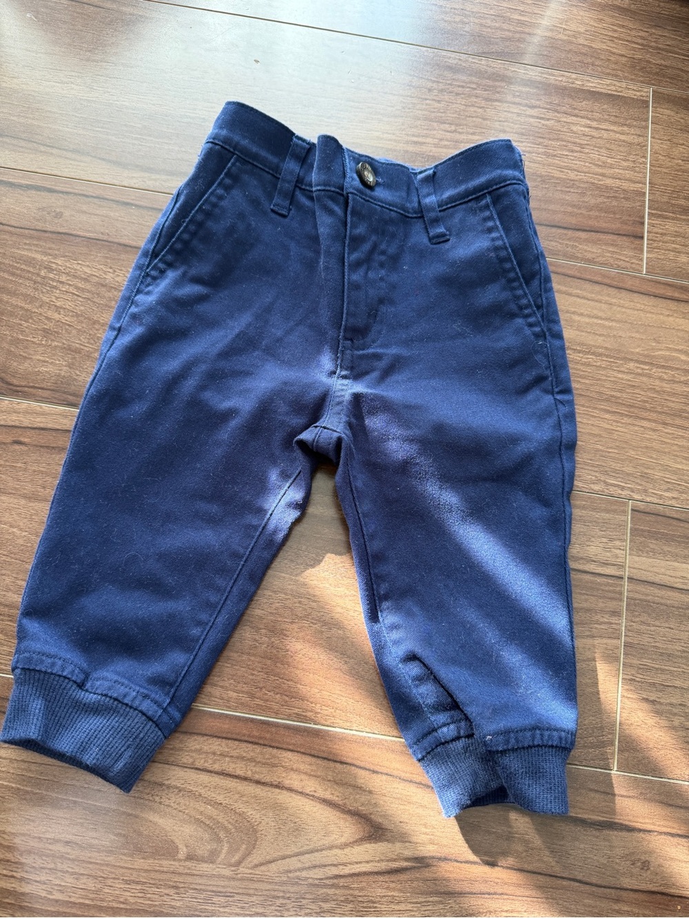 Janie and Jack Navy Blue Kids Jogger Pants 6-12